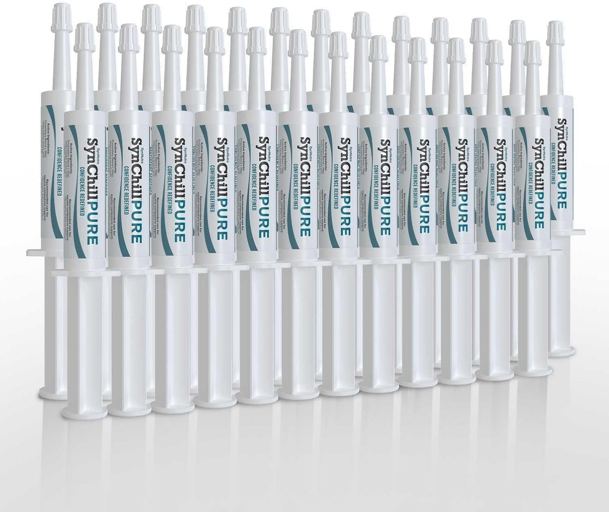 SynNutra Equine SynChill Pure 25 Pack – emballage pratique pour une supplémentation quotidienne calme