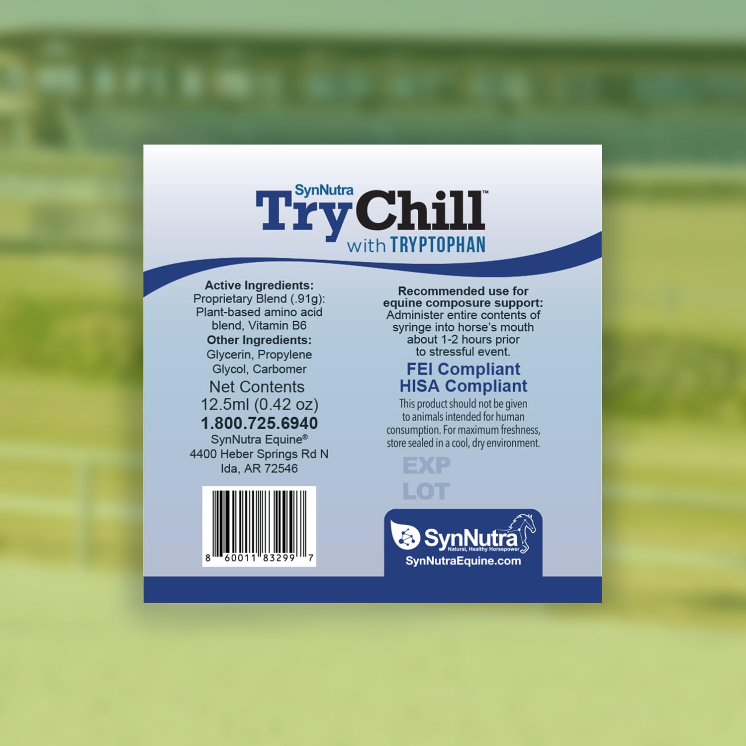 SynNutra TryChill: gouttes de dosage faciles à administrer