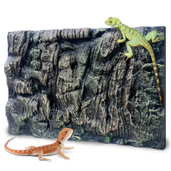Panneau Sysmashing roche 3D pour terrarium, surface réaliste pour reptiles.