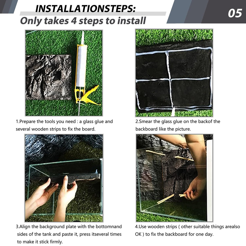 Parfait pour reptiles et amphibiens, décor polyvalent pour terrarium humide ou sec.