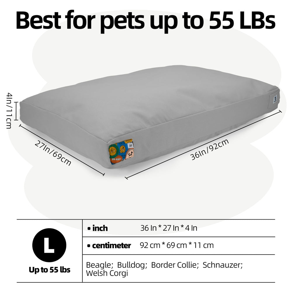 Lit Sytopia offrant confort intérieur et extérieur pour chien de grande taille.
