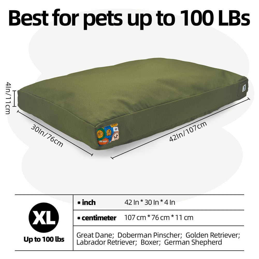 Design vert du lit-chien Sytopia s'intègre à tout intérieur.