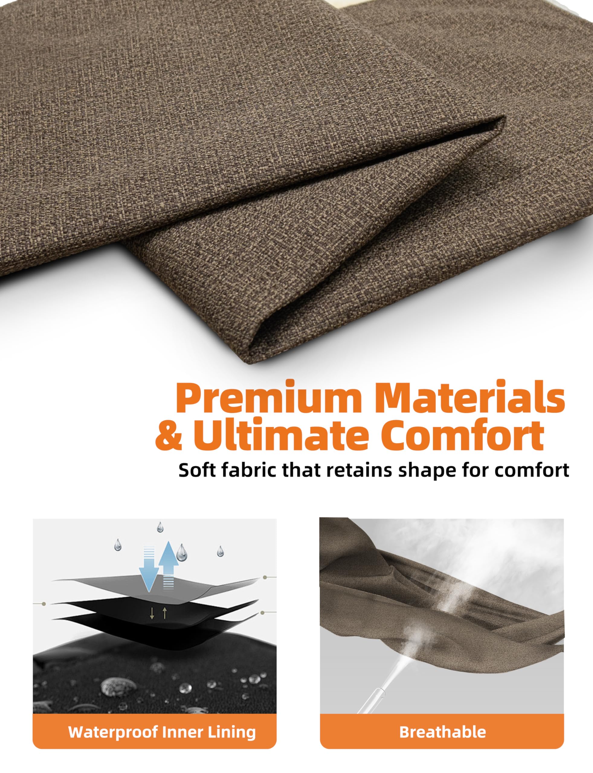 Tissu doux non toxique avec housse lavable Sytopia Indestructible.