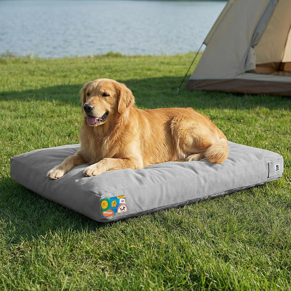 Sytopia tapis-chien 42 pouces, vue avant, confort pour grands chiens