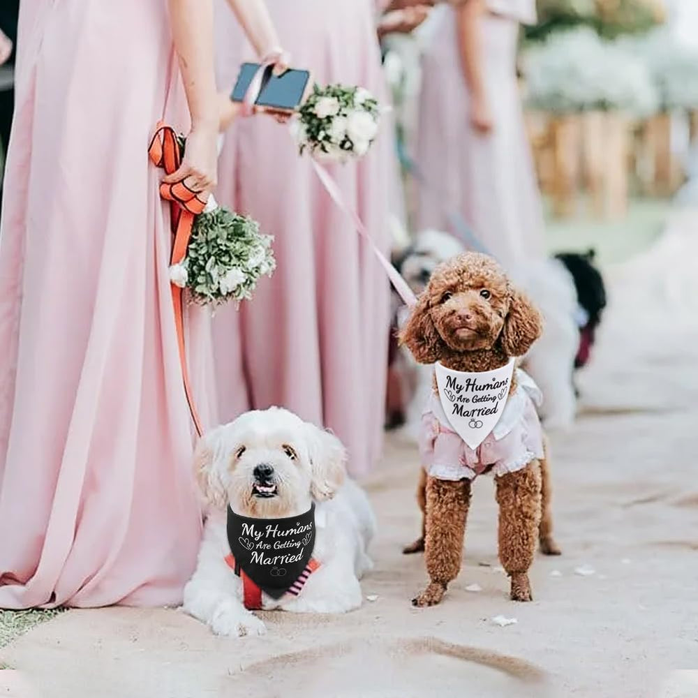 SZEE bandana chien mariage polyester doux, facile à laver.