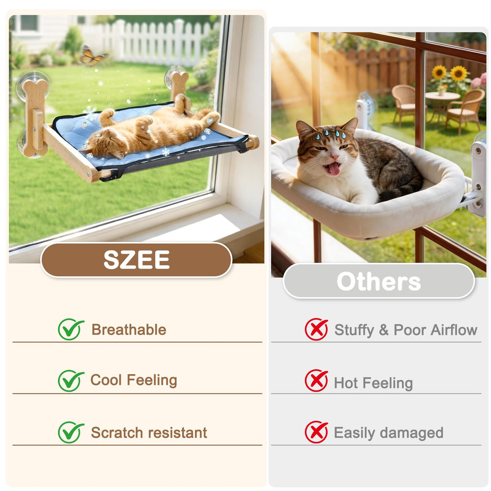 SZEE matelas coton respirant, confort et circulation d'air.