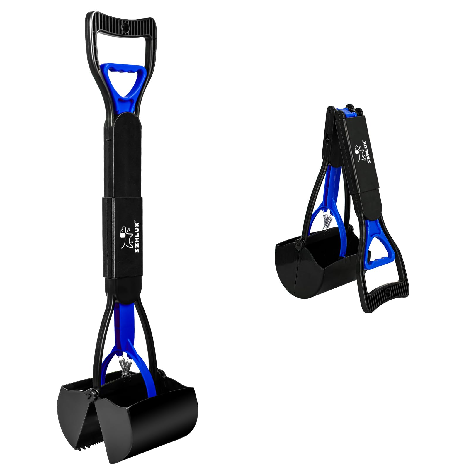 SZHLUX ramasse-crotte chien 28 pouces, pratique et rapide pour balades sans effort.