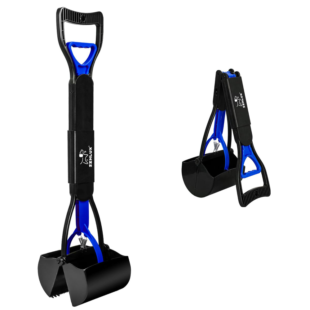 SZHLUX ramasse-crotte chien 28 pouces, pratique et rapide pour balades sans effort.