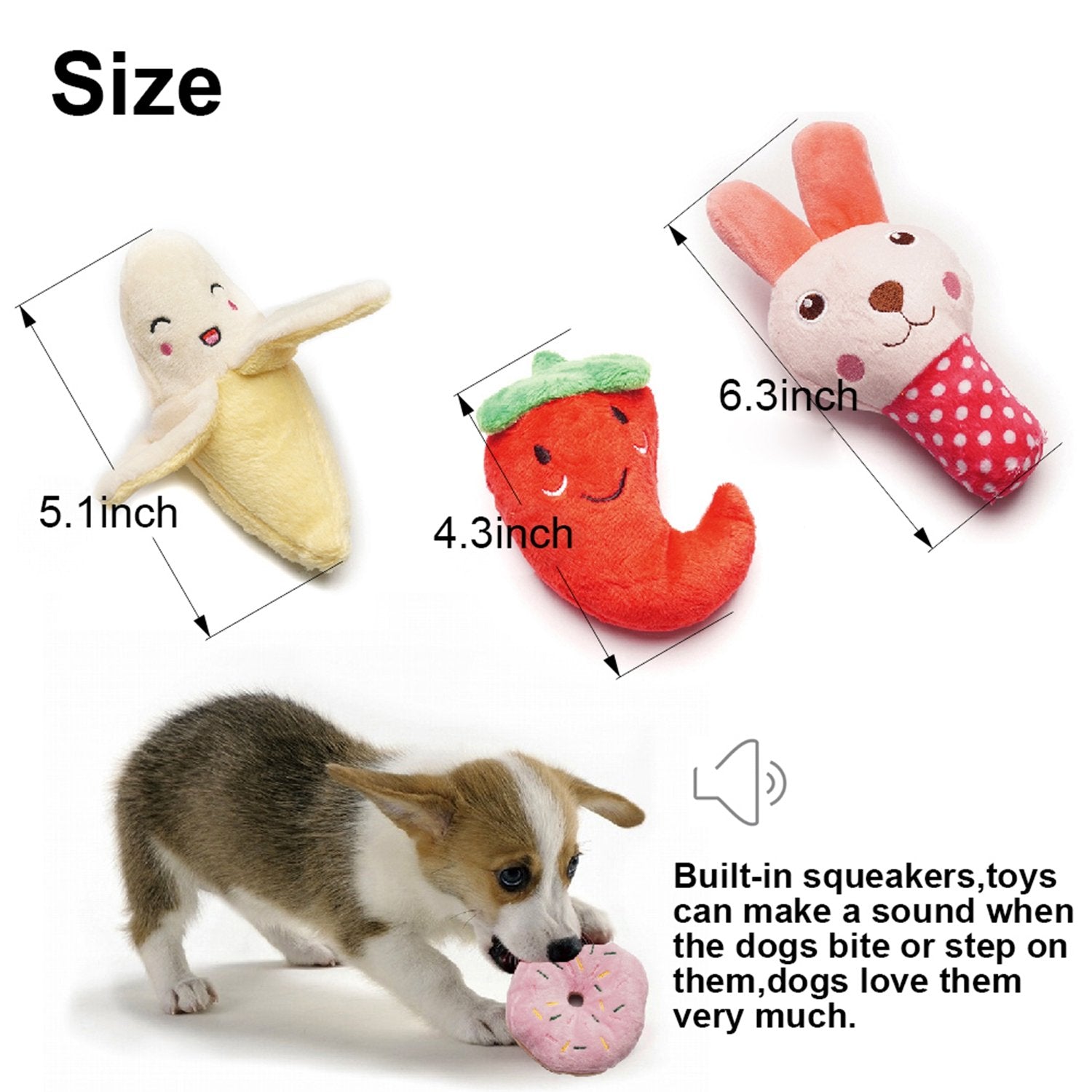 Jouet SZKOKUHO carotte peluche, léger et stimulant le jeu quotidien.