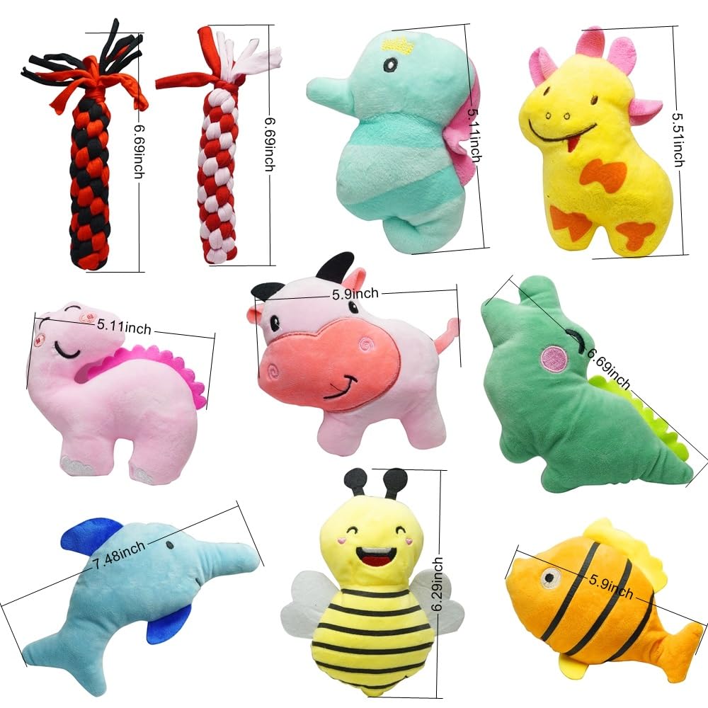 SZKOKUHO – jouets animaux peluche aux couleurs brillantes pour attirer l'attention.