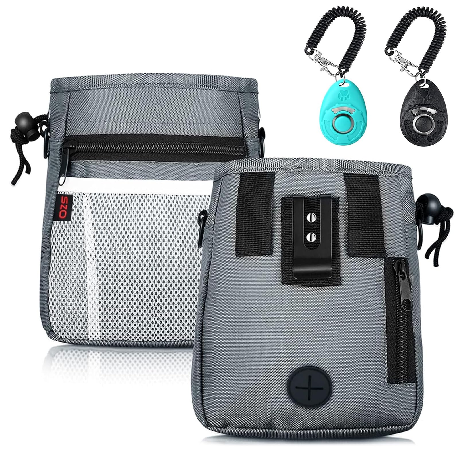 Poche gourmande SZO à grande capacité pour friandises et accessoires.