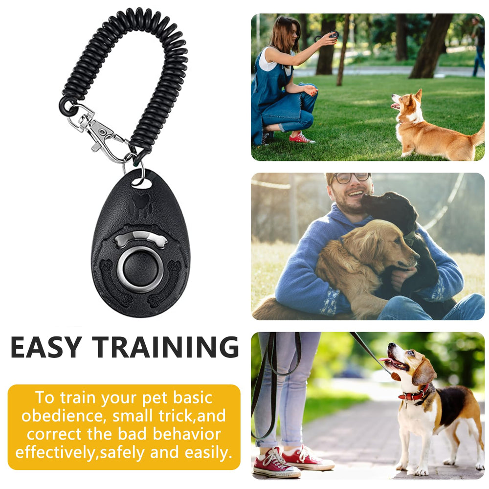 SZO clicker intégré chien, pratique pour l'entraînement et le dressage.