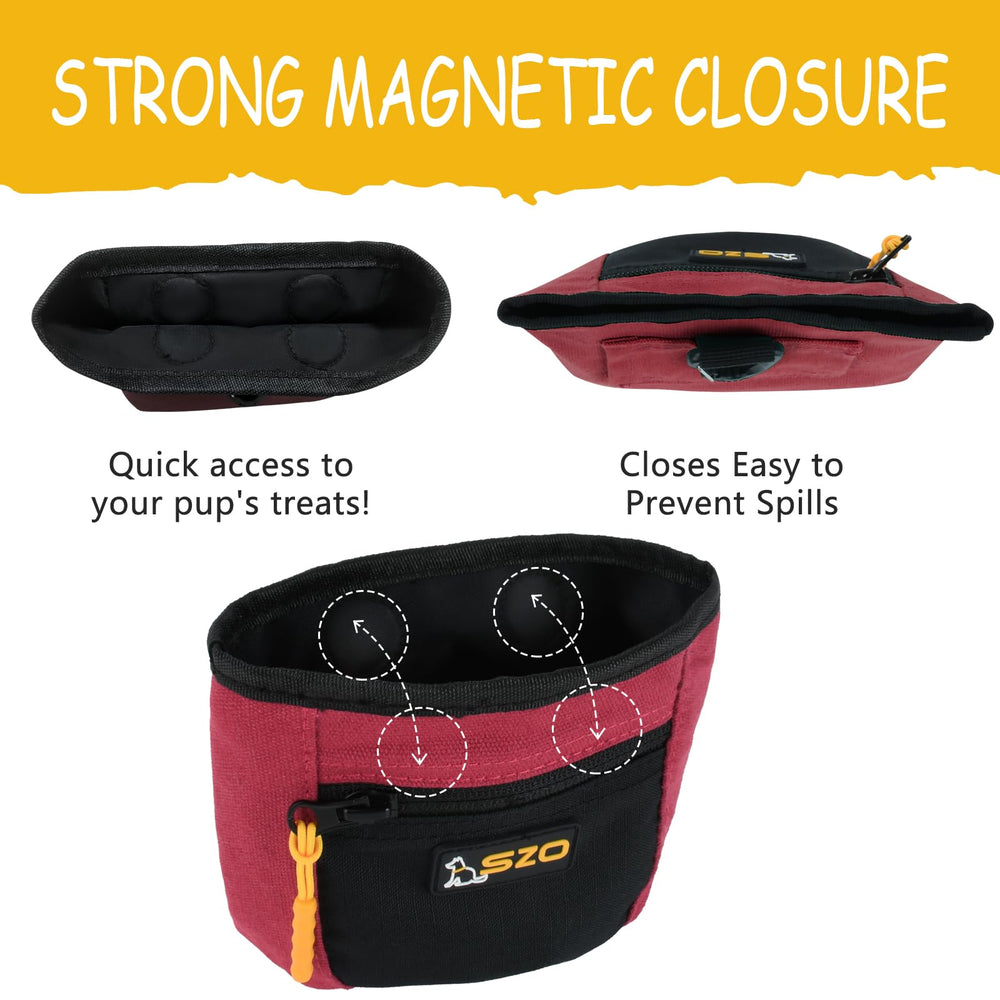 SZO Trousse dressage chien avec ceinture taille, port confortable.