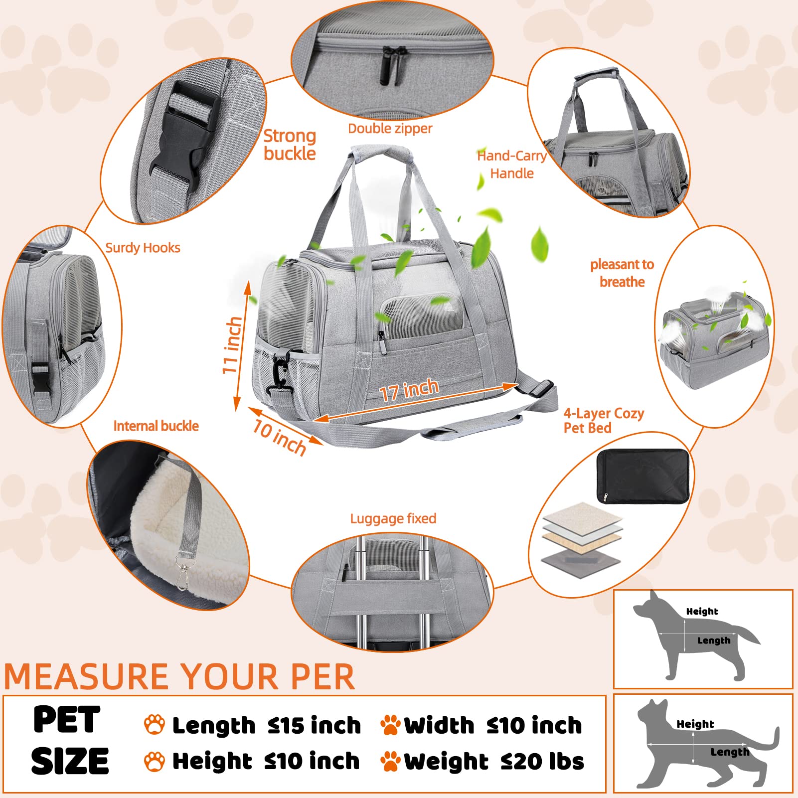 SZZJKJ matériel durable et tapis doux pour le repos de l’animal.