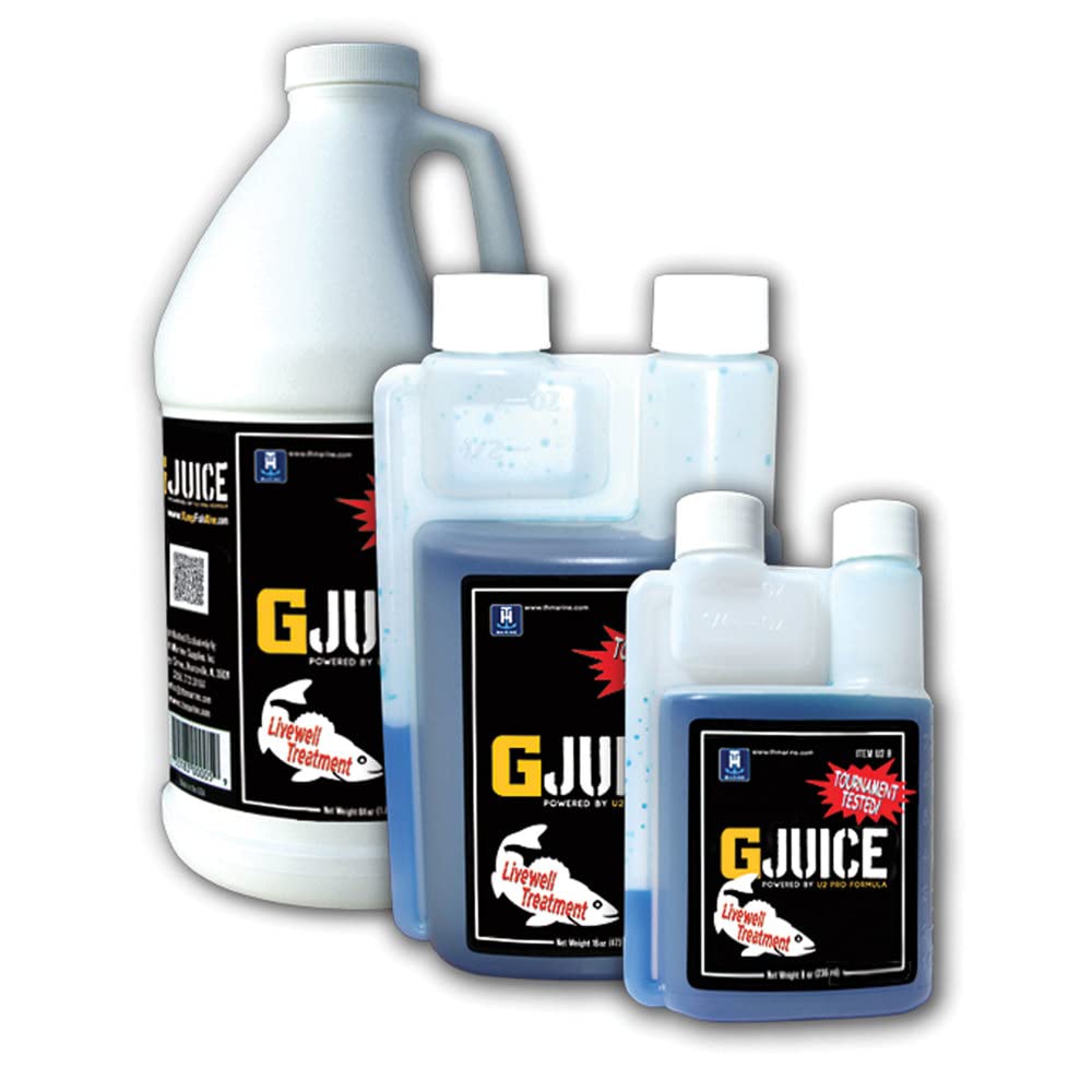 G-Juice de T-H Marine, conditionneur livewell prêt à l’emploi, éliminant chlore et métaux