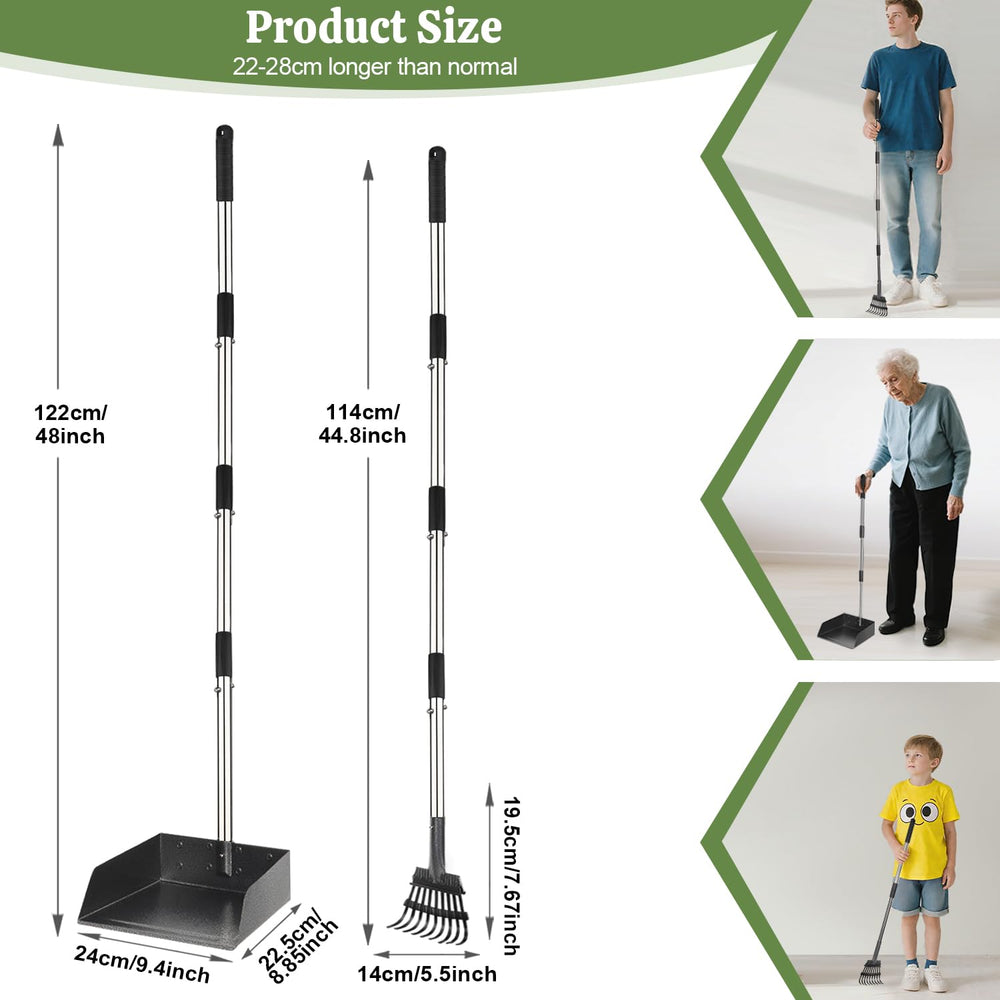 T2Y ramasseur crottes, racloir en acier inoxydable pour un nettoyage précis