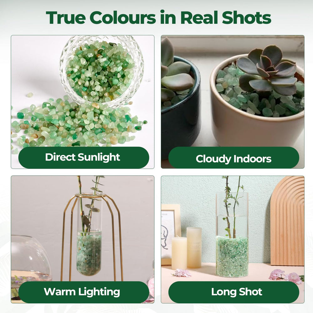Cailloux décoratifs T4U pour bouteilles de souhait, décor coloré et ambiance zen.