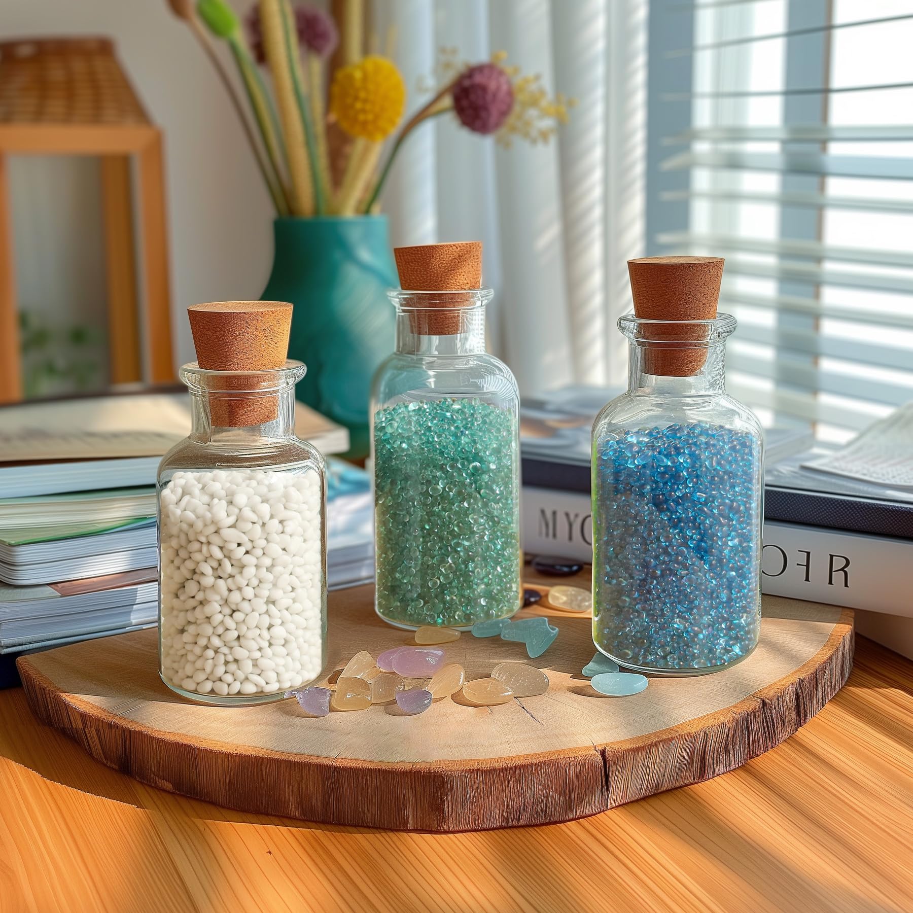 T4U gravier plante bleu; toppers attrayants qui mettent en valeur les feuillages.