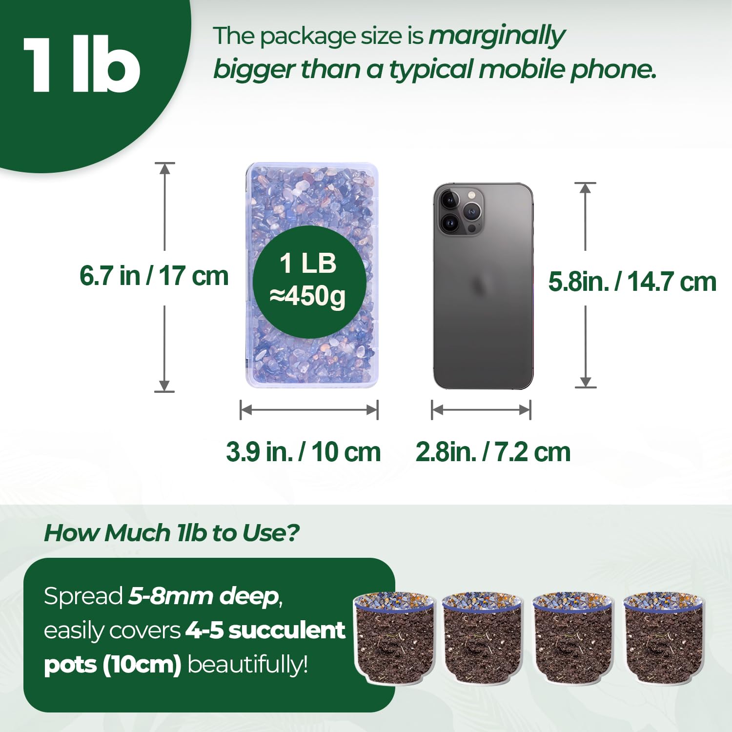 Petites pierres décoratives pour vases et arrangements T4U