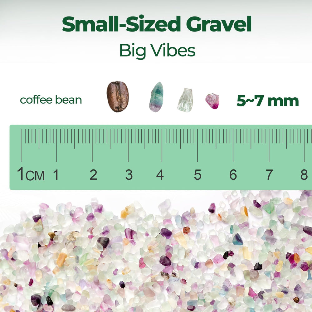 T4U pierres-decoratives-multi-colores: ambiance lumineuse pour terrarium et aquarium.