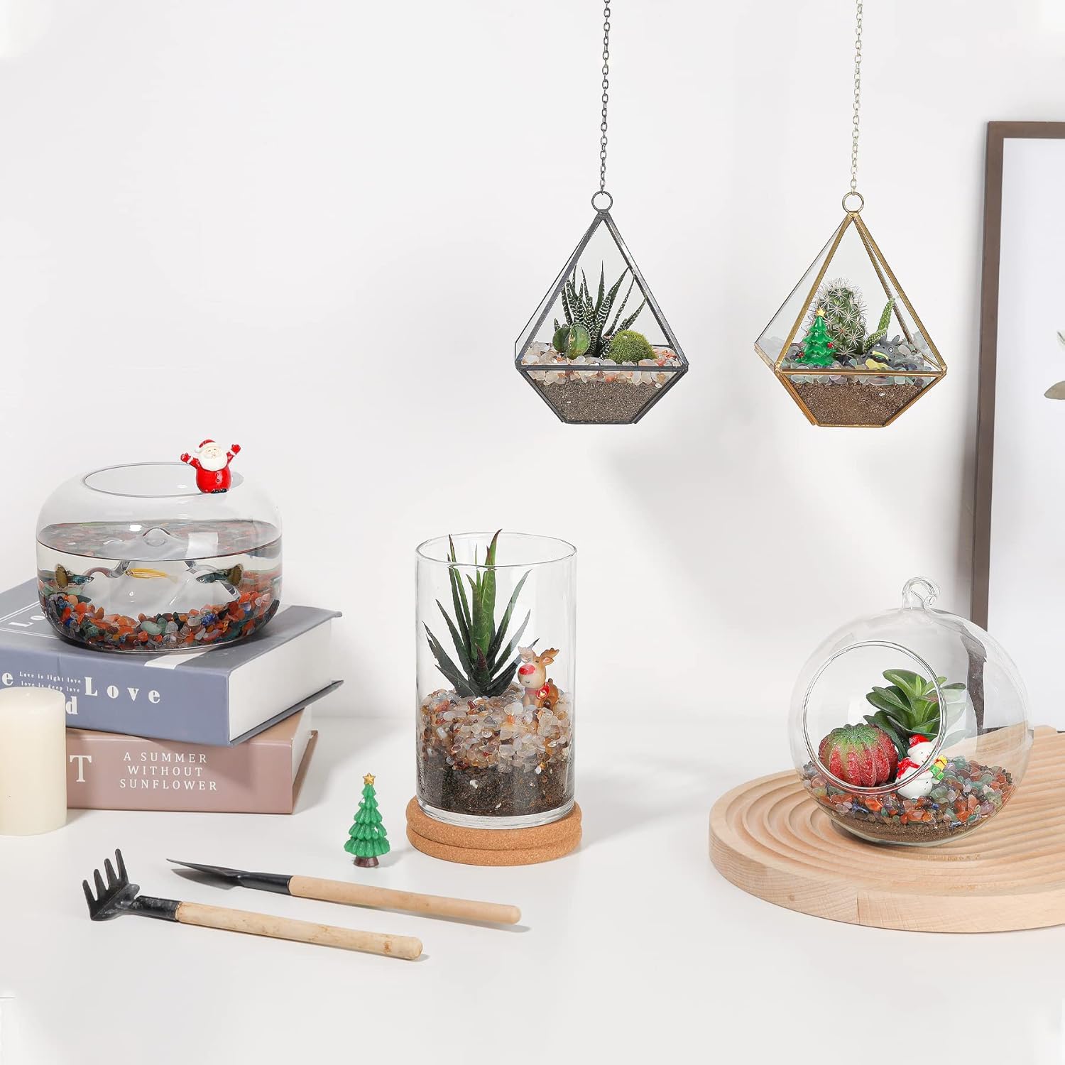 Galet polies T4U reflets décoratifs pour table et étagères.