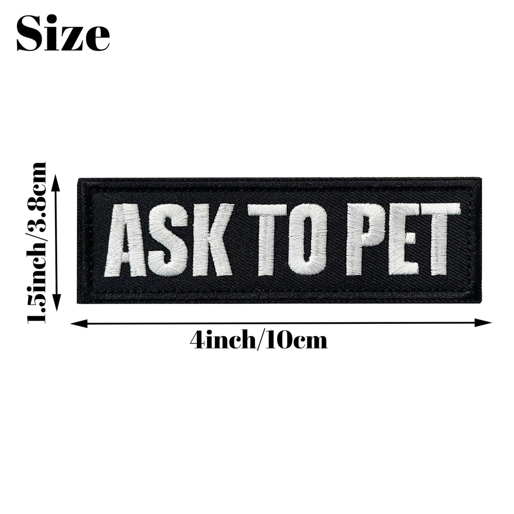 Patch TACVEL Attache velcro harnais chien, remplacement rapide.