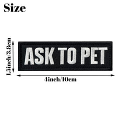 Patch TACVEL Attache velcro harnais chien, remplacement rapide.