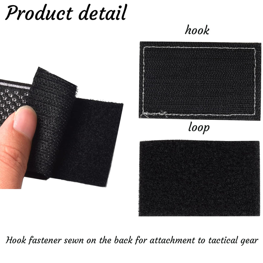 Patch TACVEL Broderie colorée sur toile douce et durable.