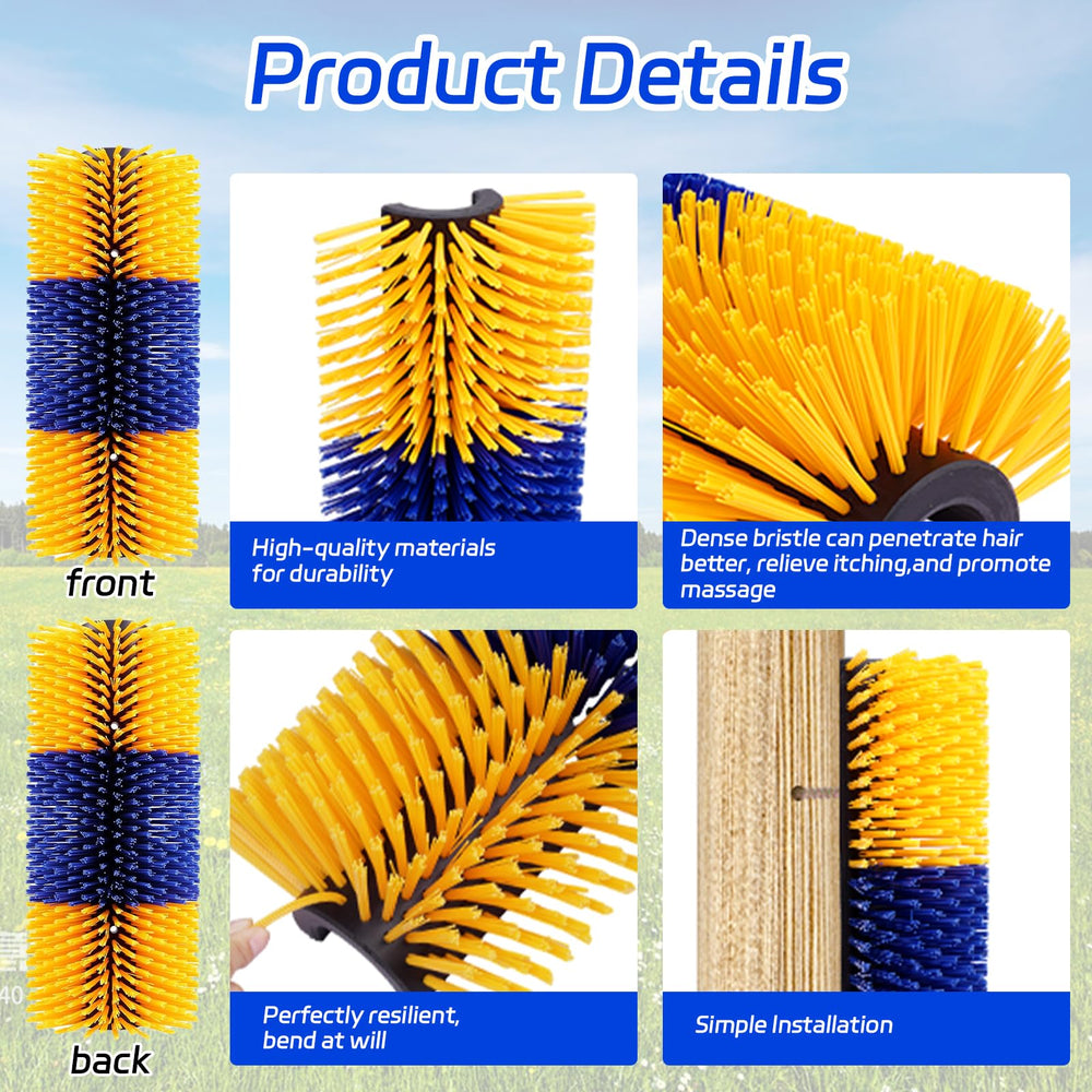 Accessoires TAGYSH grattage élevage jaune: durable et fiable en étable.