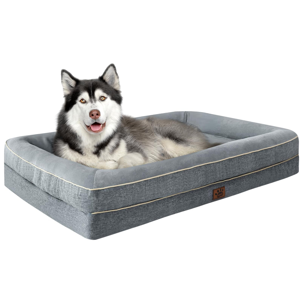 TaiBest lit orthopédique XL—mousse mémoire pour un soutien optimal.