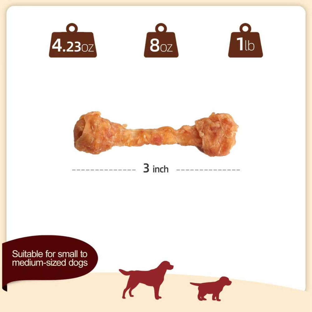 TailParty Tendons de dinde – sans cuir brut, option naturelle pour chiens sensibles.
