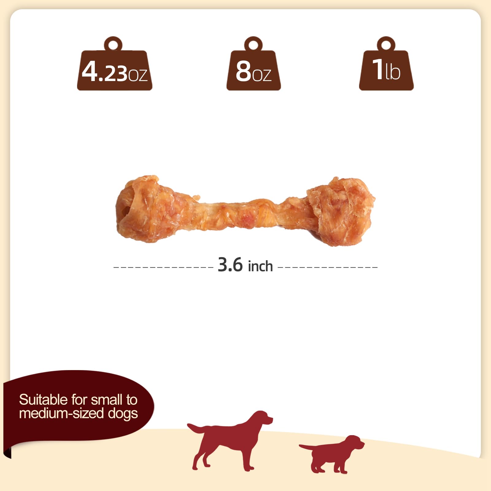 TailParty texture ferme des tendons — mastication durable pour chiots et adultes actifs.