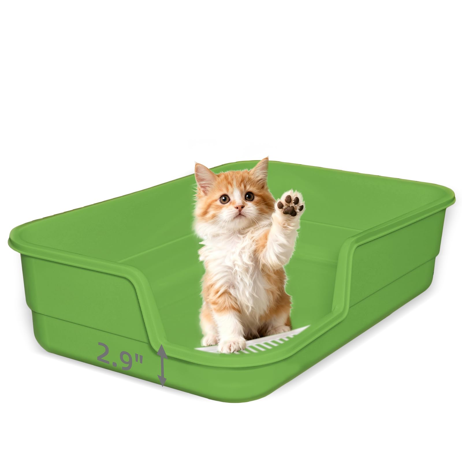 TAILRYTH bac-litière extra-large, espace généreux pour chats et multi-chats