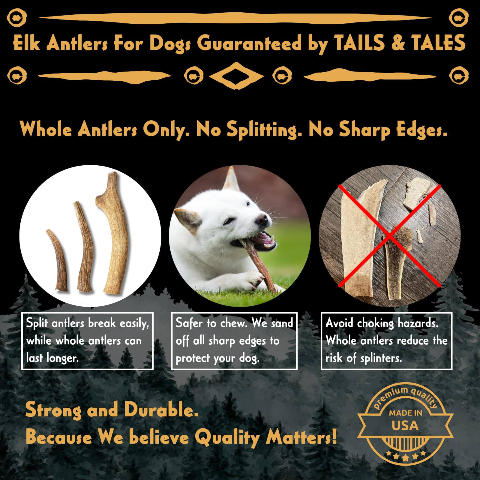 Tails & Tales – Soutien dentaire naturel grâce à la corne d’élan