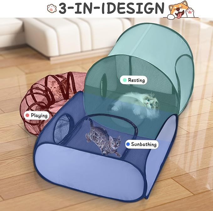 TailTastic enclos animaux transportable: facile à déplacer et ranger.