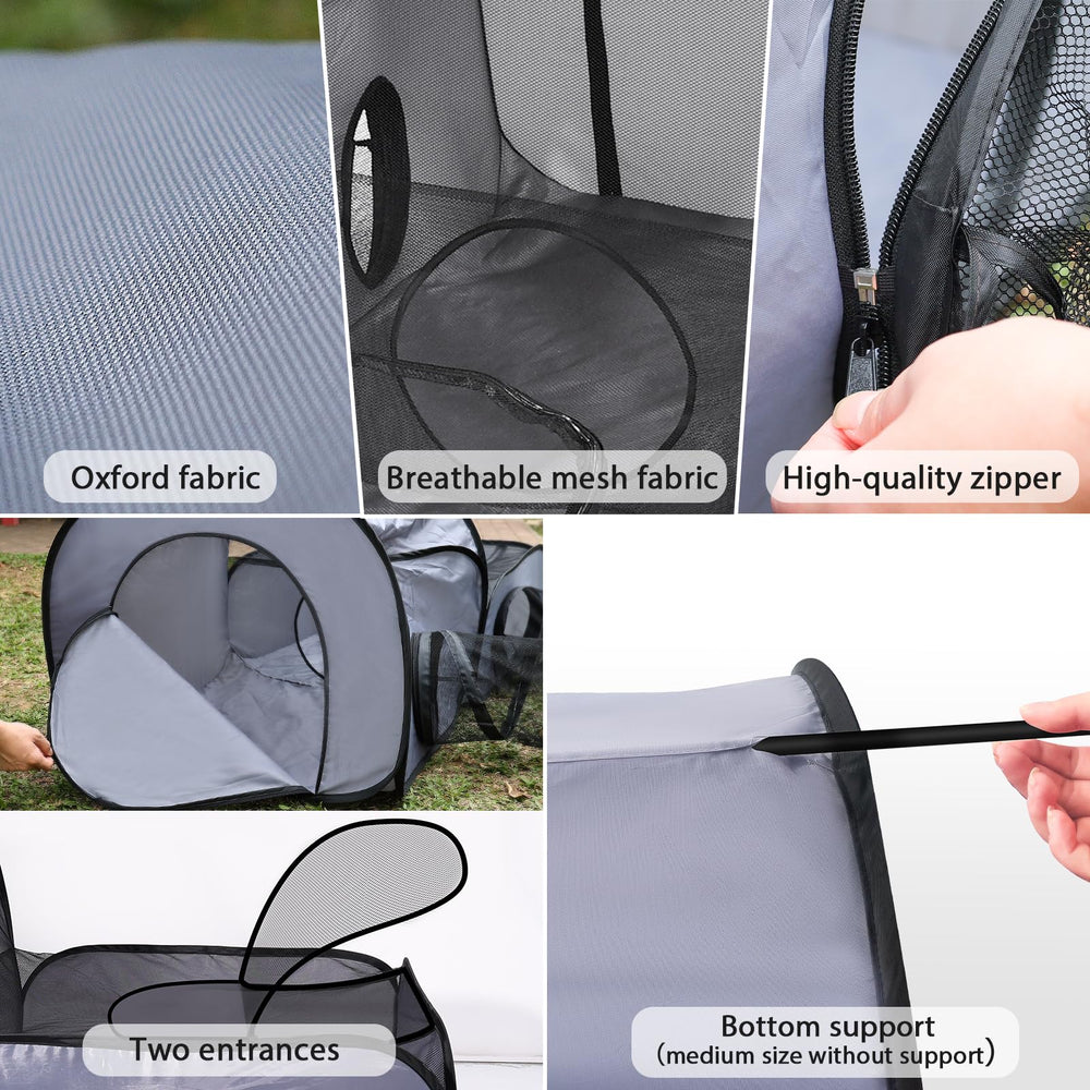 TailTastic enclos pliable portable sac transport: rangement simple et pratique.