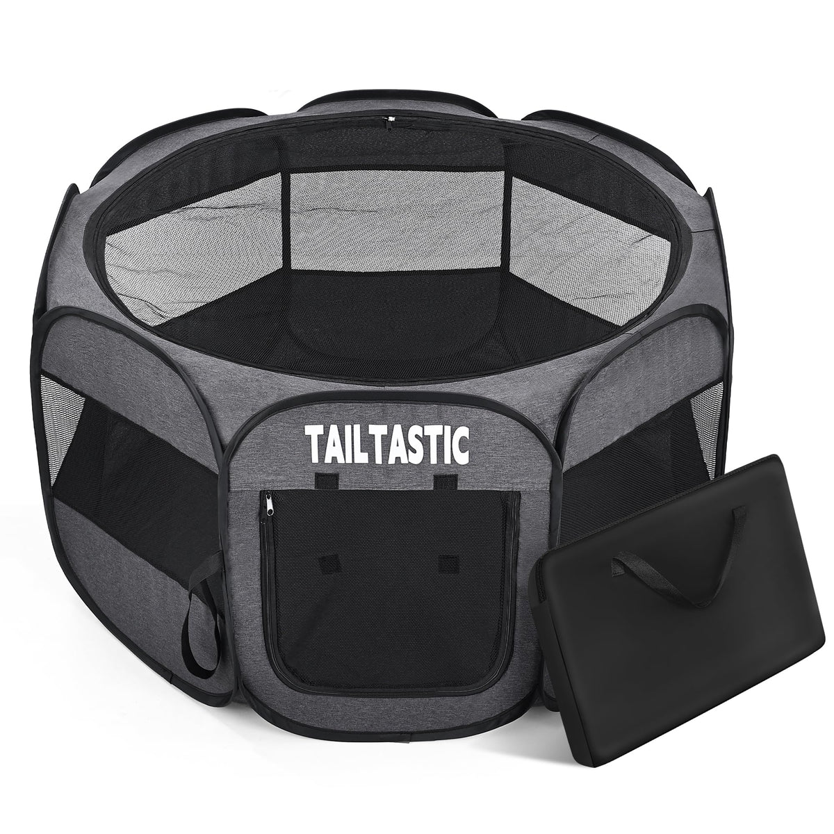 TailTastic grand aire-de-jeu chat - ouverture rapide sans outil pour installation aisée.