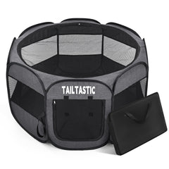 TailTastic grand aire-de-jeu chat - ouverture rapide sans outil pour installation aisée.
