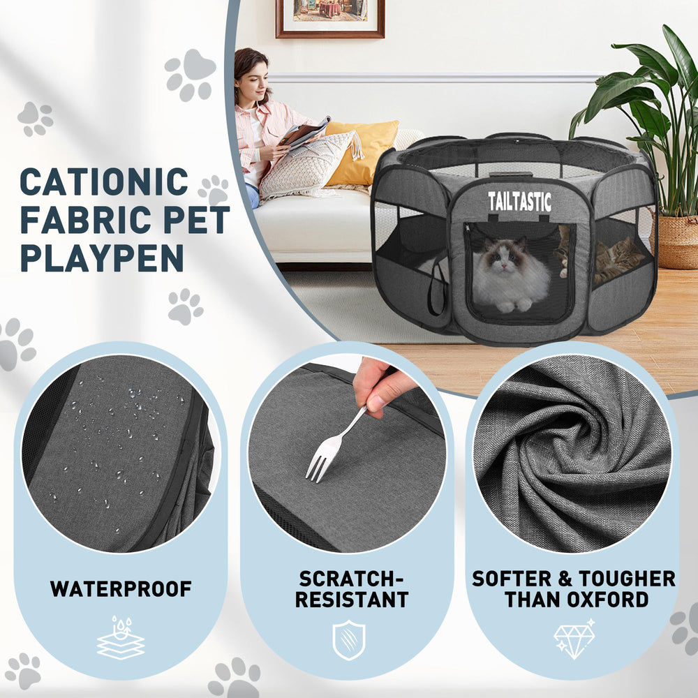 TailTastic habitat-mobile - espace familier pour animaux en déplacement.