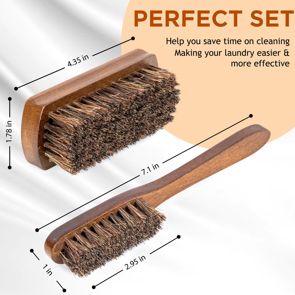 Grande brosse TAKAVU en poils de cheval pour taches tenaces