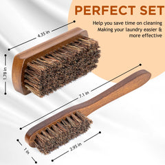 Grande brosse TAKAVU en poils de cheval pour taches tenaces