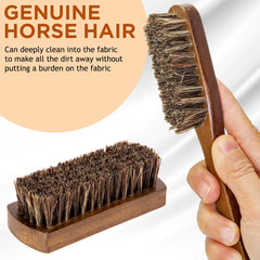 Petite brosse TAKAVU en poils de cheval pour zones fines