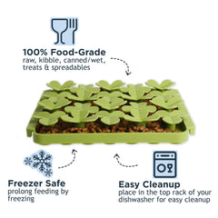 Tall Tails Clover Foraging Mat anti-glisse, stabilité pendant le repas.