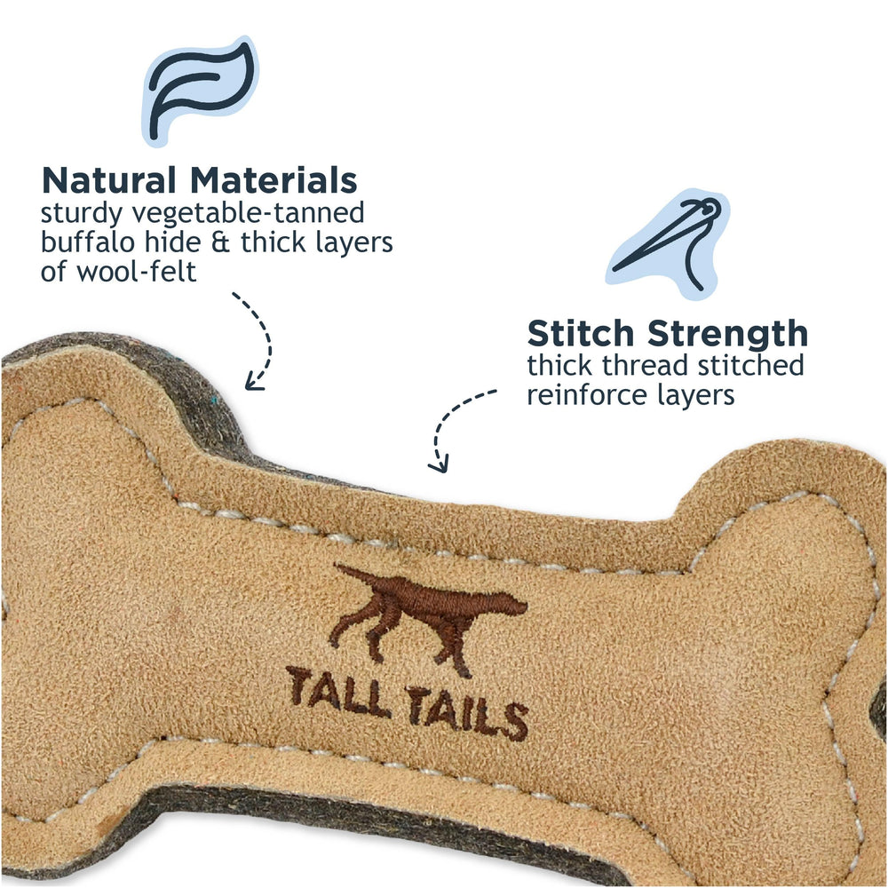Tall Tails Couture renforcée feutre laine, durabilité et douceur au toucher.