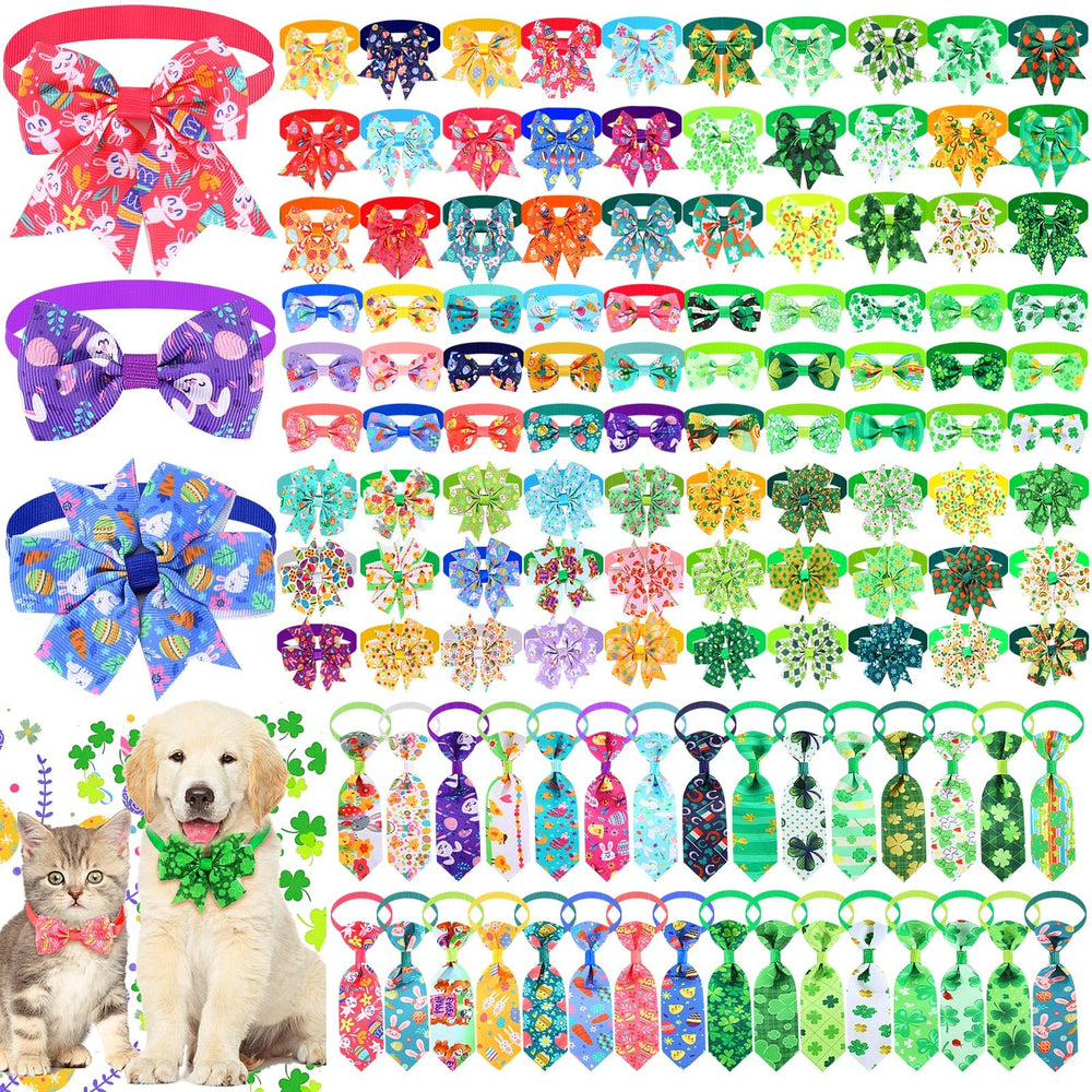 Talltalk ensemble noeud papillon chien paques pour parade festive