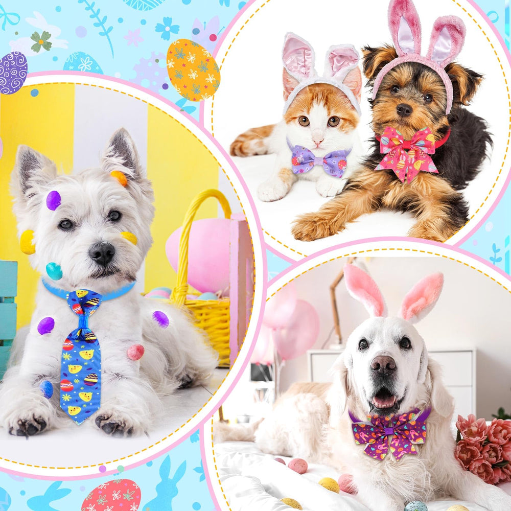 Talltalk noeud papillon chien ajustable avec boucle plastique pratique