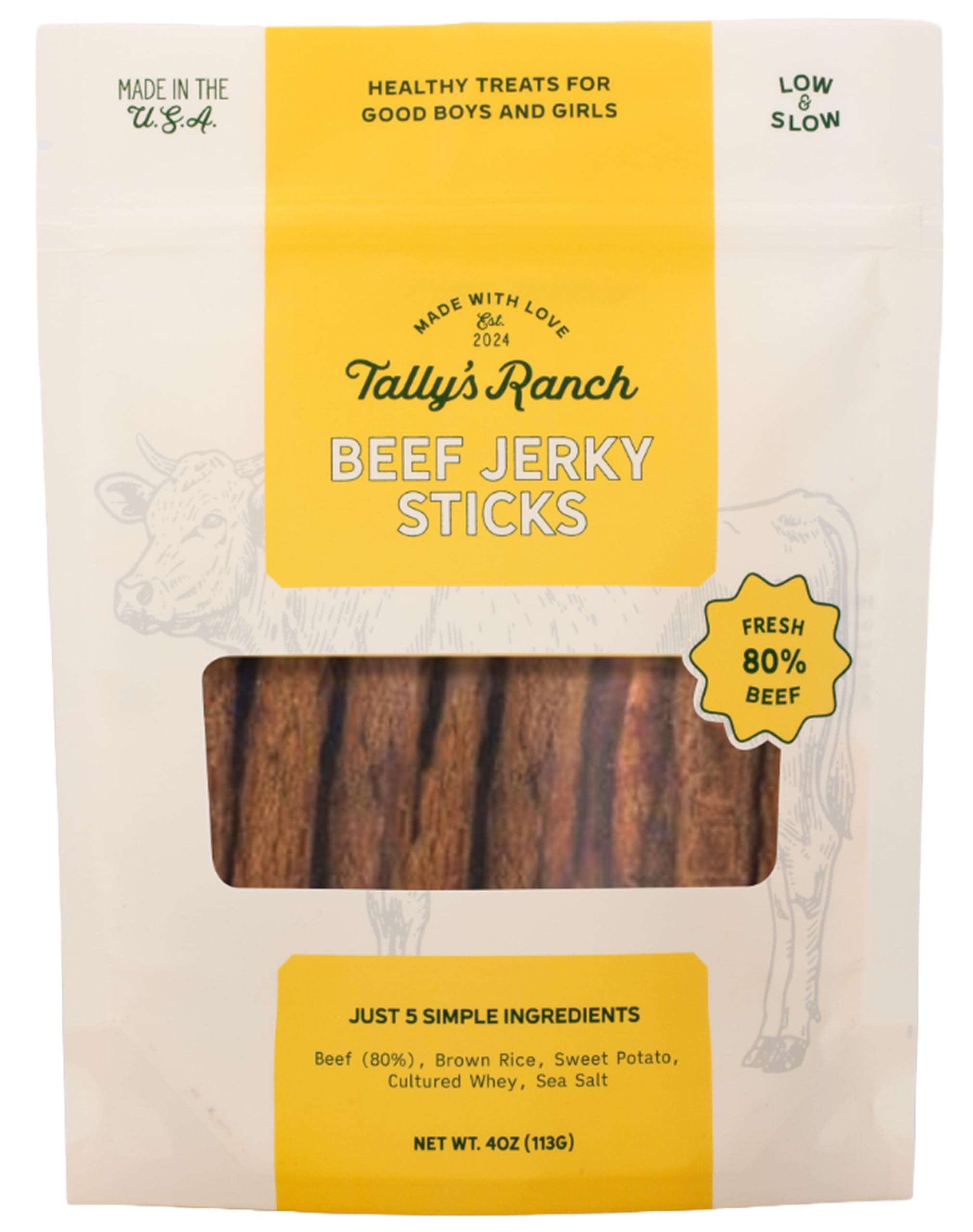 Emballage pratique des friandises Tally's Ranch pour récompenser votre chien