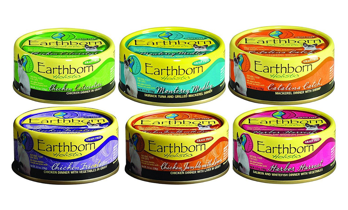Talmo Earthborn conserve sans céréales pour chat – repas humide savoureux et hydratant.