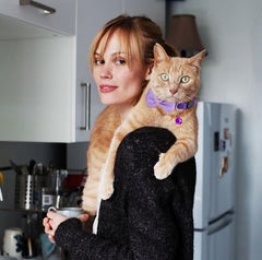 TAMHOO collier chat nylon durable: nylon doux et durable qui garde son éclat.