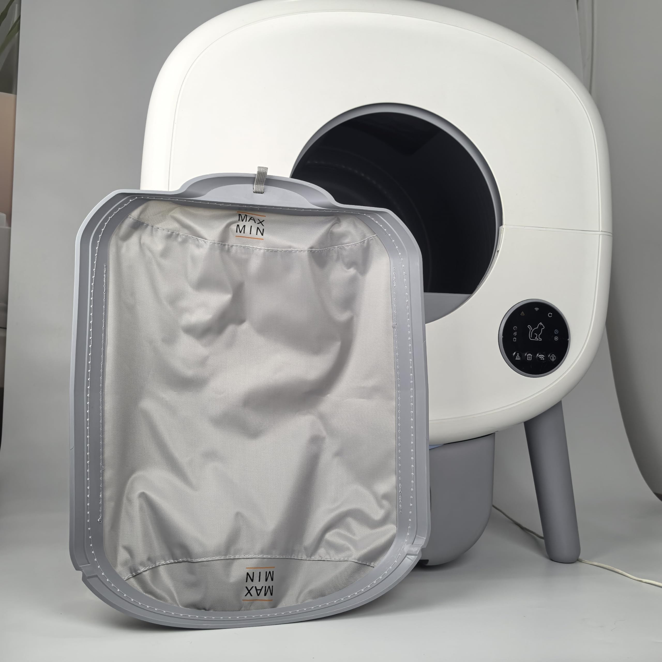 Tampon remplacement litière auto-nettoyante – dos imperméable pour une barrière contre les fuites.